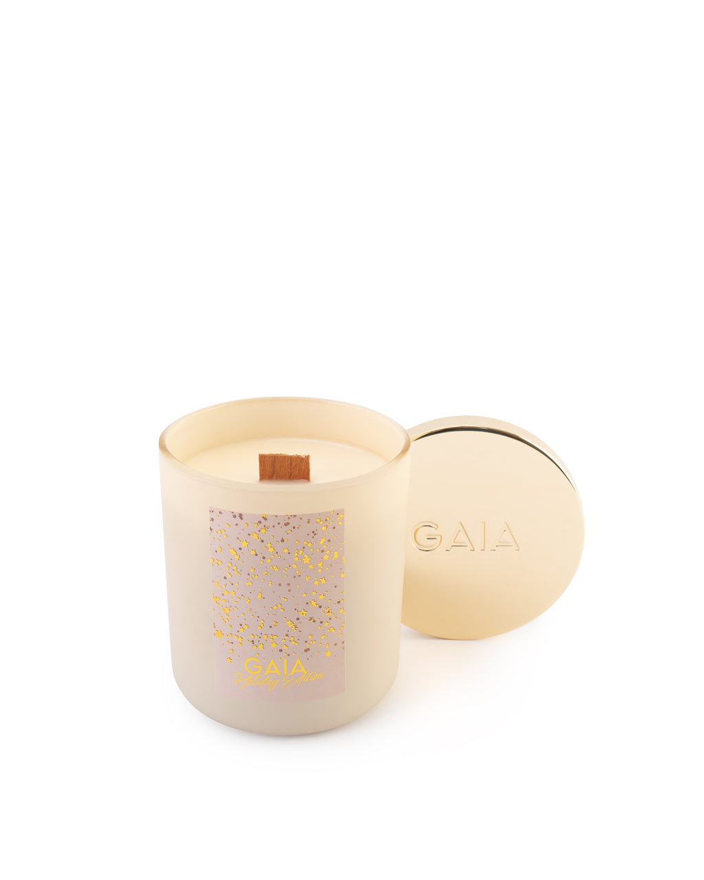 HOLIDAY CANDLE GOLD